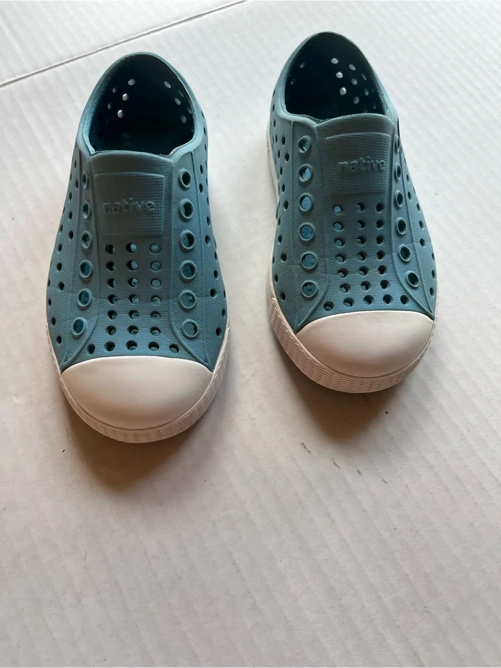 Native Kids Slip-On Shoes in Teal Summer Sneakers Water play